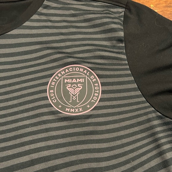 Adidas MLS Inter Miami Lionel Messi Jersey Shirt Men Size Large XL Black Pink - Picture 2 of 5